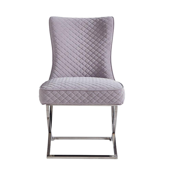 Sherman Dining Chair Silver Base