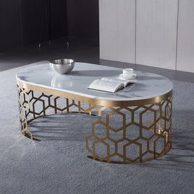 Olivia Marble Coffee Table