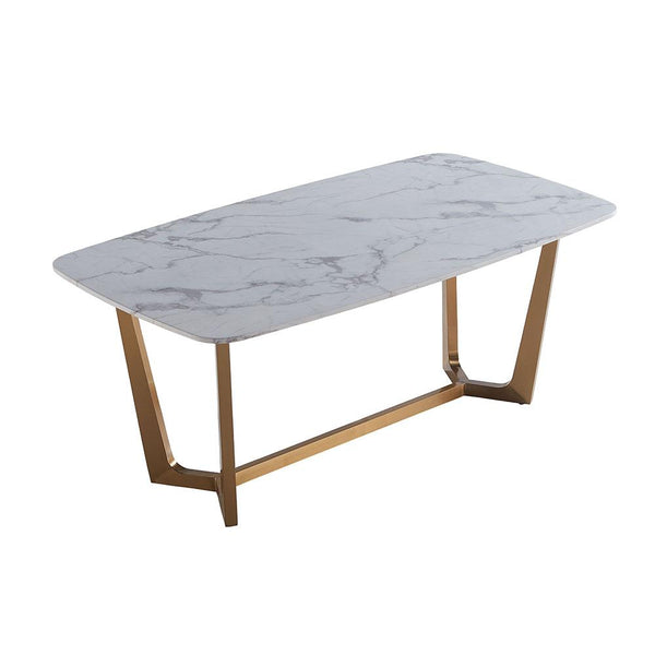 Sienna Marble Dining Table