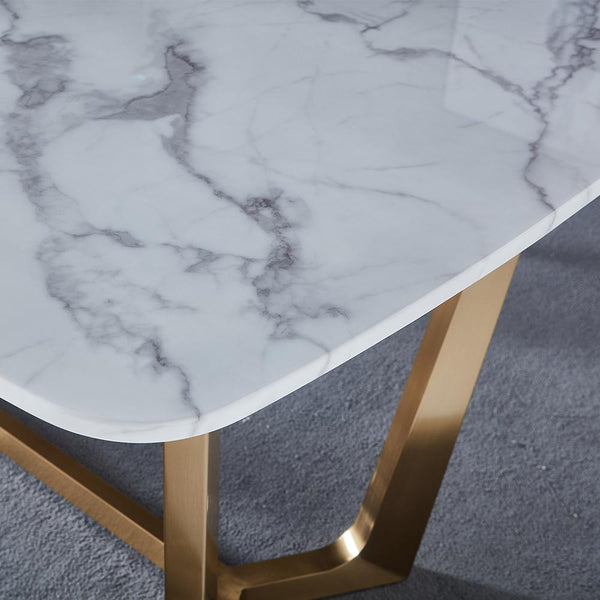 Sienna Marble Dining Table