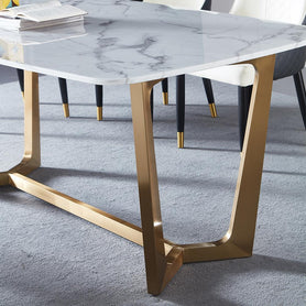 Sienna Marble Dining Table