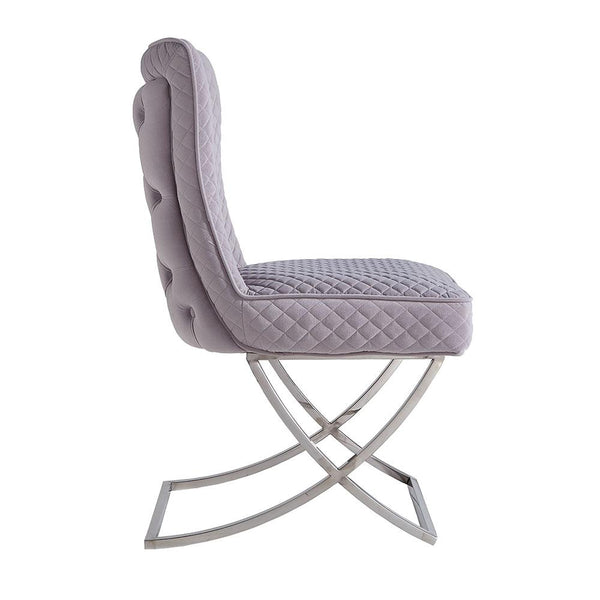 Sherman Dining Chair Silver Base