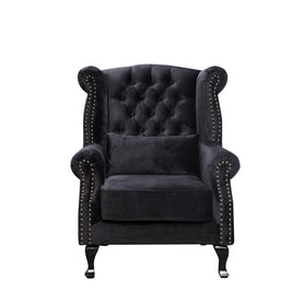 Luxe Armchair Black
