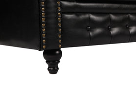 Nester Chesterfield 3 Seat Sofa Black