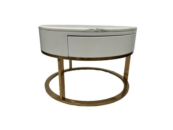 Amelia Marble Style Nest Coffee Table Set