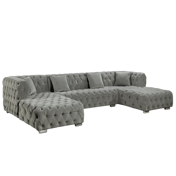 Milan U shape Chesterfield Sofa