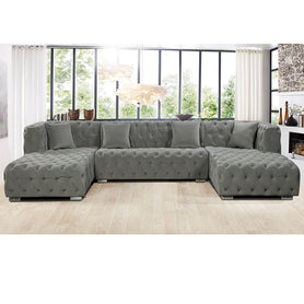 Milan U shape Chesterfield Sofa