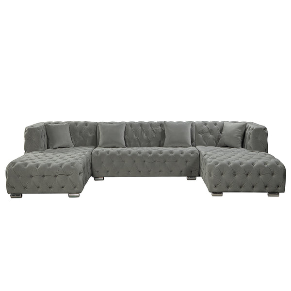 Milan U shape Chesterfield Sofa
