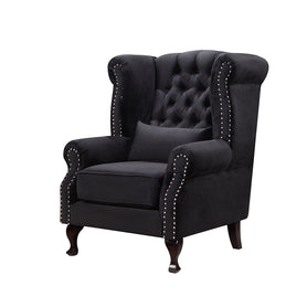 Luxe Armchair Black