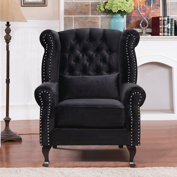 Luxe Armchair Black