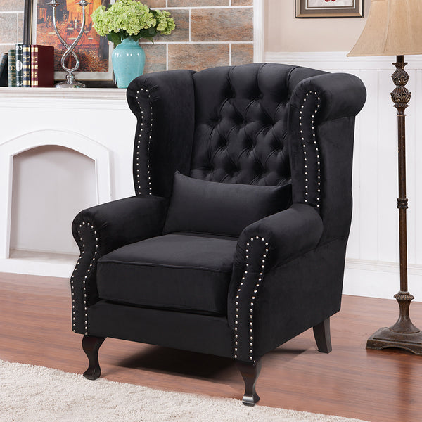 Luxe Armchair Black