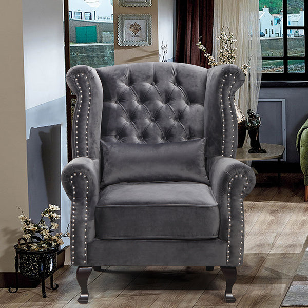 Luxe Armchair Dark Grey