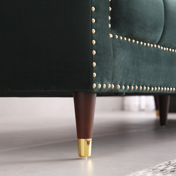Malbec 3 seat sofa Green
