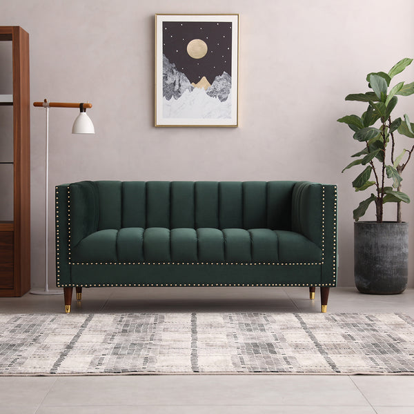 Malbec 2 Seat Sofa Green