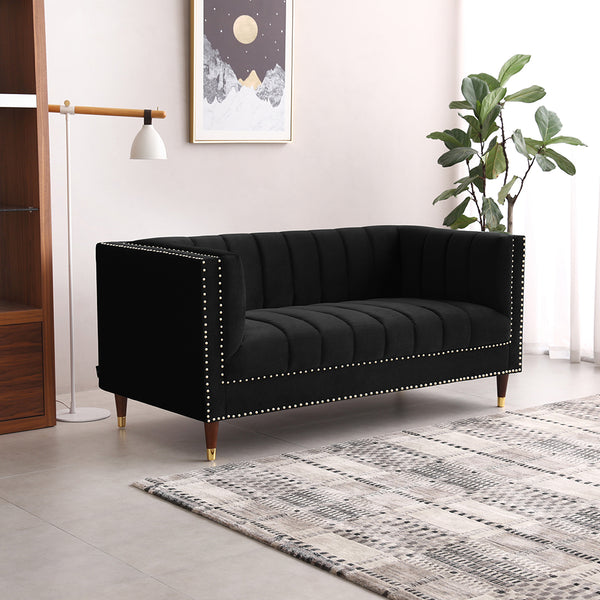 Malbec 2 Seat Sofa Black