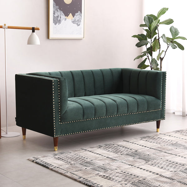 Malbec 2 Seat Sofa Green