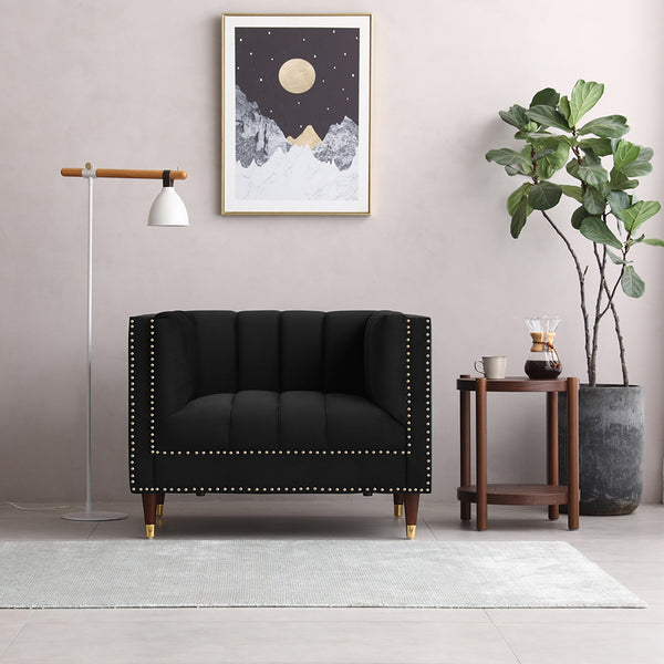 Malbec 1 Seat Sofa Black