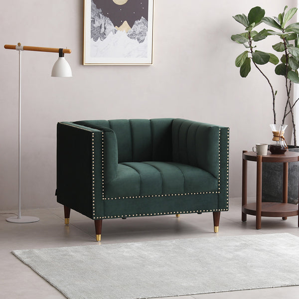 Malbec 1 Seat Sofa Green