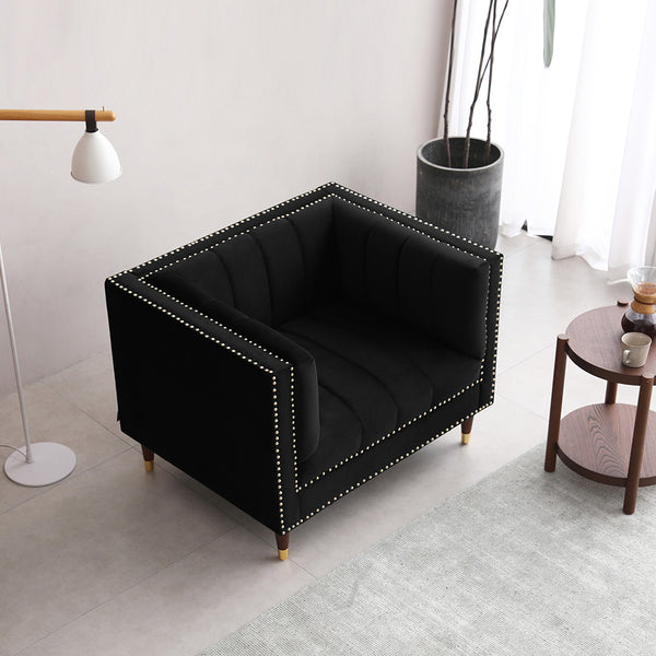 Malbec 1 Seat Sofa Black