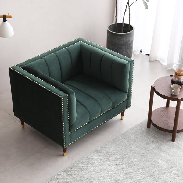 Malbec 1 Seat Sofa Green
