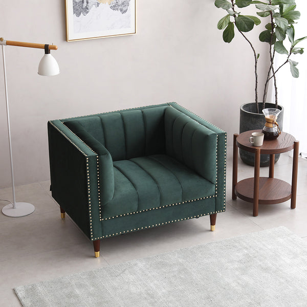 Malbec 1 Seat Sofa Green
