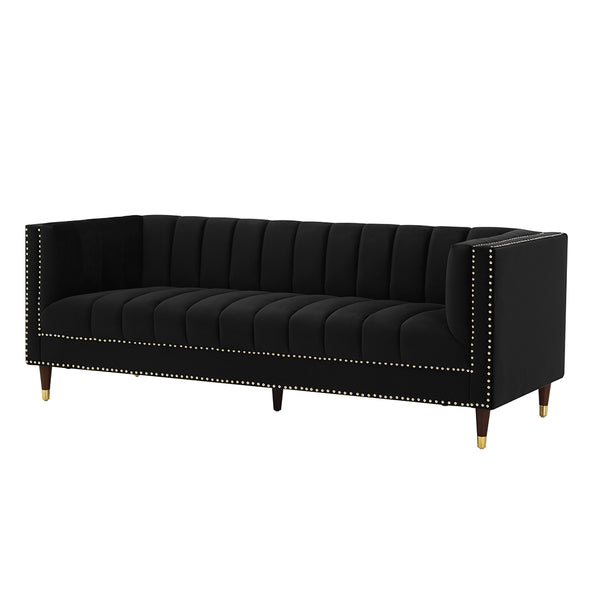 Malbec 3 Seat Sofa Black