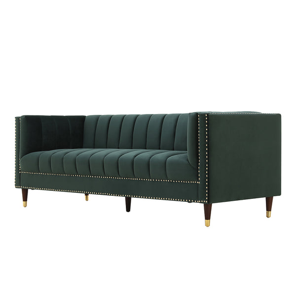 Malbec 3 seat sofa Green