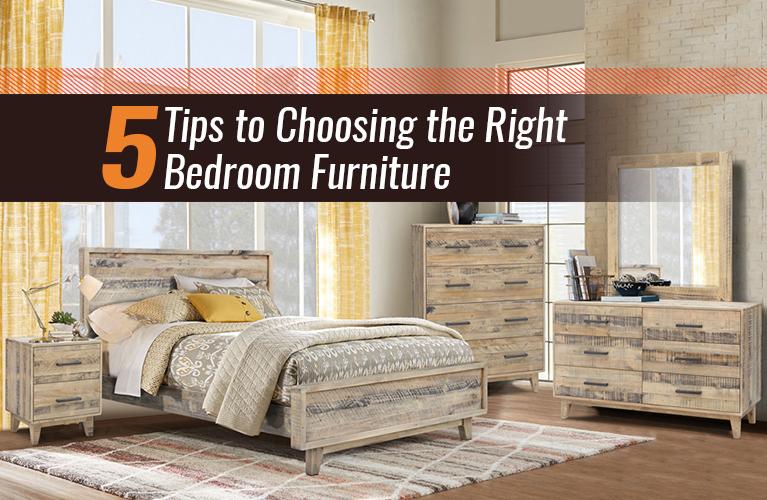 Five Tips to Choosing the Right Bedroom Furniture