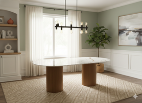 Lisbon Marble Dining Table