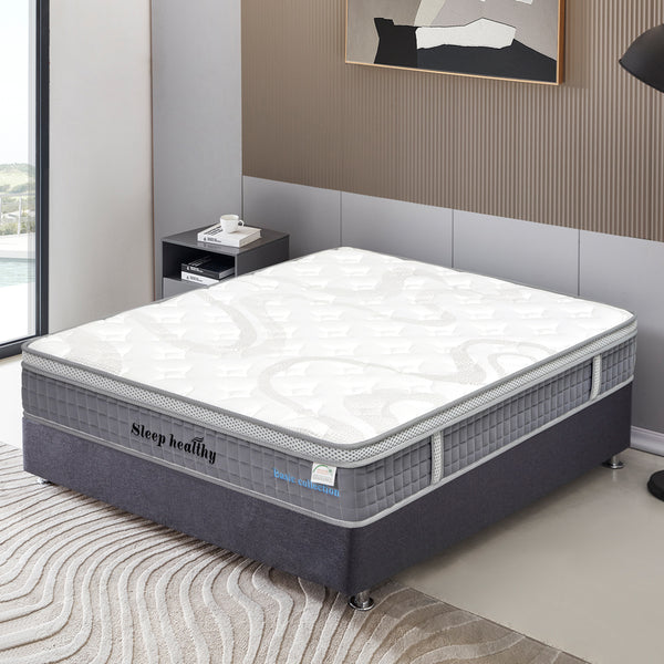 Premium Eurotop pocket spring mattress with 3D fabric
