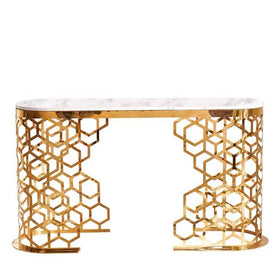 Olivia marble console table
