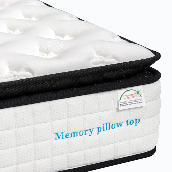 Memory Foam Pillow Top Pocket Spring Mattress